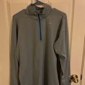 Nike training long sleeve half zip